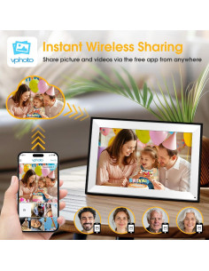 Marco Digital de Fotos WiFi EMITEVER 10.1" HD 32GB 2
