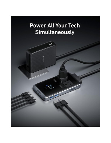 Estación de Carga Anker Prime 240W 8-en-1 USB C y A