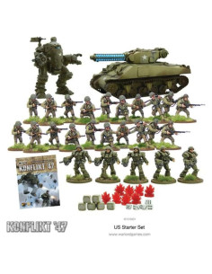 Konflikt '47 Warlord Games Conjunto Inicial EE. UU. 1:56