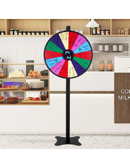 Rueda de Premios VEVOR 60 cm 14 Ranuras Personalizable