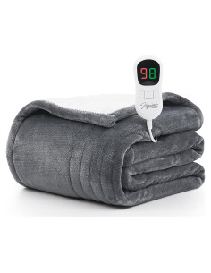 Manta Eléctrica Calentada Homemate 50x60 cm 10 Niveles Calor