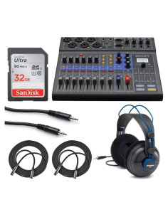 Mezclador Digital Zoom LiveTrak L-8 8 Canales + Accesorios