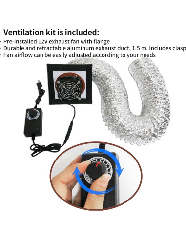 Cubierta Impresora 3D Makacces FRP750 con Ventilación