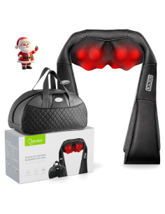 Masajeador Shiatsu Cotsoco M861-B con Calor y Almohada 3D