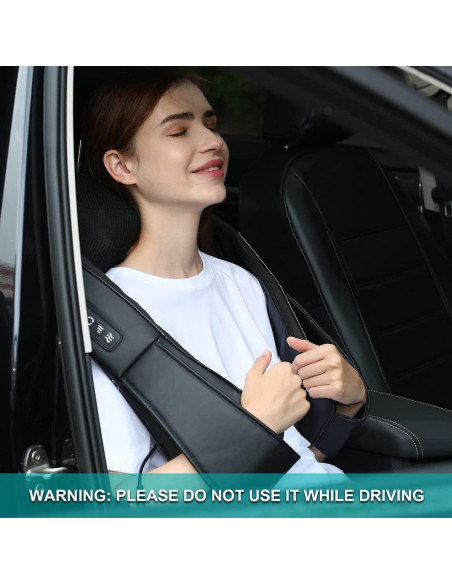 Masajeador Shiatsu Cotsoco M861-B con Calor y Almohada 3D