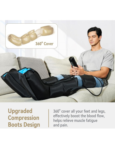 Masajeador de Piernas y Pies FIT KING FT-099A Compresión Aire