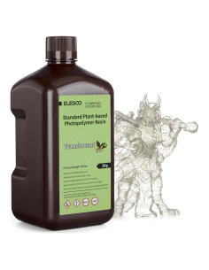 Resina 3D ELEGOO 2000g a base de plantas UV 405nm