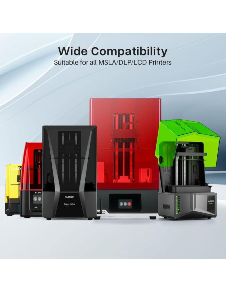 Resina 3D ELEGOO Estándar 2000g Baja Olor y Precisión