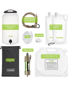 Filtro de Agua Miniwell L630A 3L con Botellas Colapsables 2