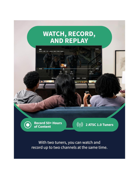 DVR Tablo 4ta Gen + Antena TV 35 km + 50+ Horas Grabación