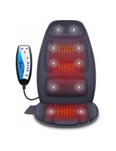 Cojín de Masaje Snailax SL-126B con Calor y 10 Motores