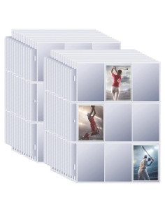 1800 Fundas para Tarjetas Kitoyz - Doble Cara, Transparente