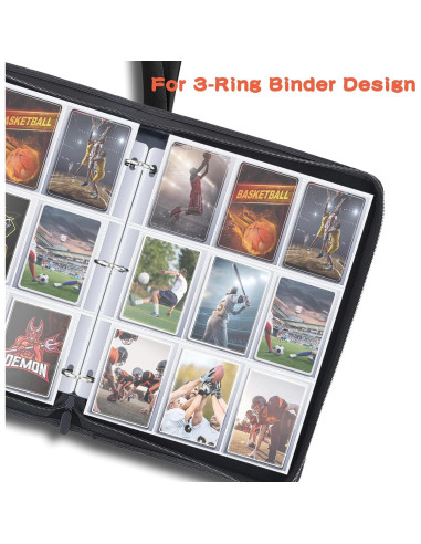 1800 Fundas para Tarjetas Kitoyz - Doble Cara, Transparente