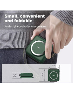 Cargador Inalámbrico 3 en 1 Iseyyox para iPhone y AirPods 2