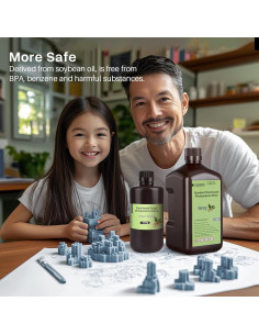 Resina 3D ELEGOO Verde Claro 2000g Baja Fragilidad 2