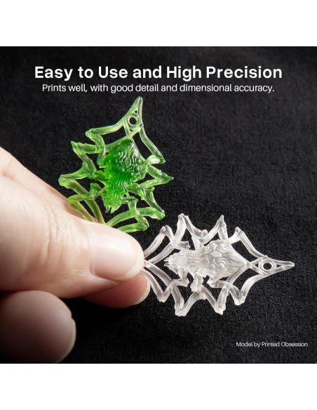 Resina 3D ELEGOO Verde Claro 2000g Baja Fragilidad