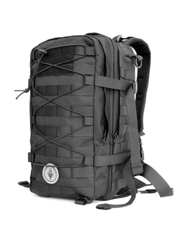 Mochila Táctica Impermeable 45L Negra con Sistema MOLLE