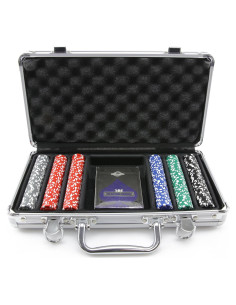 Juego de Fichas de Póker Mini Versa Games 300 Piezas