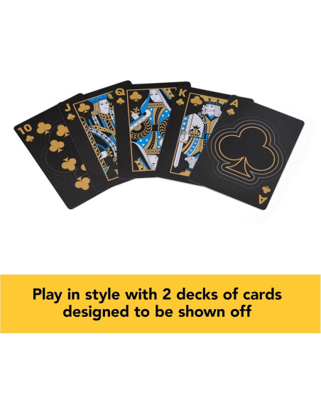 Conjunto de Póker Deluxe Spin Master 200 Piezas en Madera