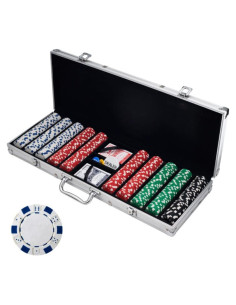 Set de Póker 500 Fichas - Trademark Poker con Estuche