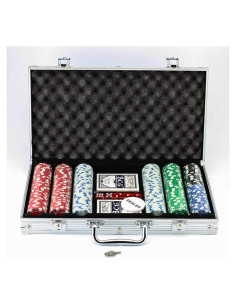 Juego de Póker Premium Tradeopia 300 Piezas con Estuche