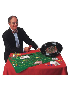 Juego de Ruleta y Blackjack CHH 16" con Fichas y Cartas