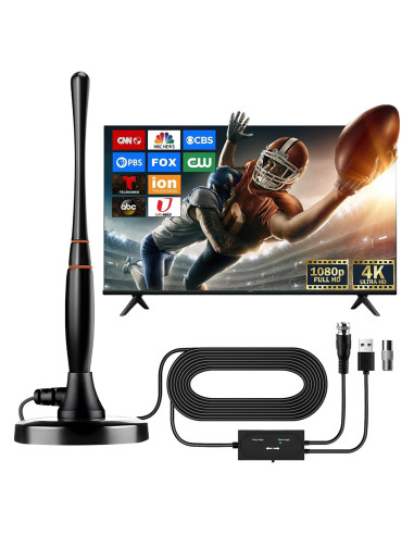 Antena de TV Digital HD DSJGB DVB-T22 con Amplificador 4K