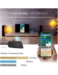 Receptor Inalámbrico 4K SmartSee para Espejo de Pantalla 2