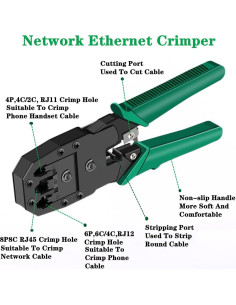 Kit de Herramientas de Red 11 en 1 Gaobige para Cat5 Cat6 2