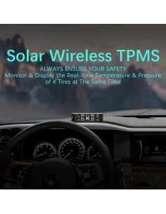 Sistema TPMS VENCEZA C240 con 4 Sensores y Carga Solar 2