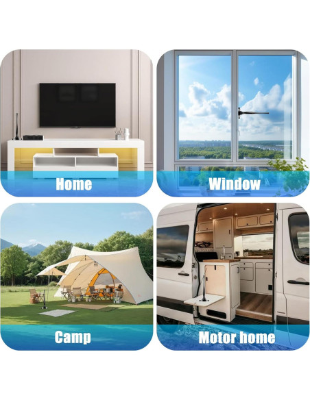 Antena de TV Digital HD DSJGB DVB-T22 con Amplificador 4K