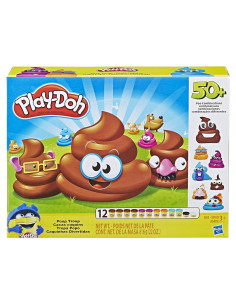Juego de Poop Troop Play-Doh 12 Latas Multicolor