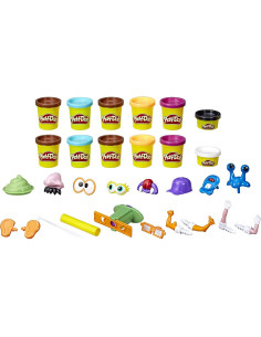 Juego de Poop Troop Play-Doh 12 Latas Multicolor 2