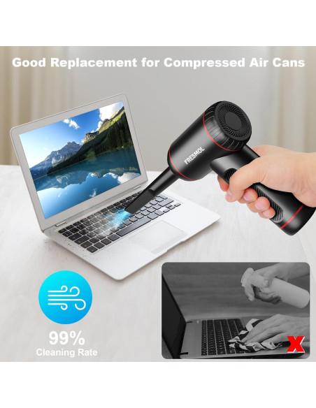 Soplador de Aire Comprimido FRESMOL VC019 100000 RPM Recargable