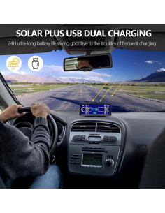 Sistema Monitoreo Neumáticos Hieha TPMS Solar 7.84" 2