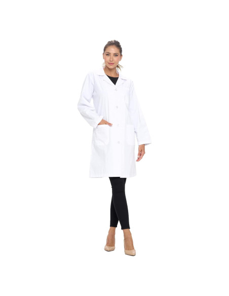 Bata de Laboratorio Natural Uniforms Unisex 101,6 cm 3X