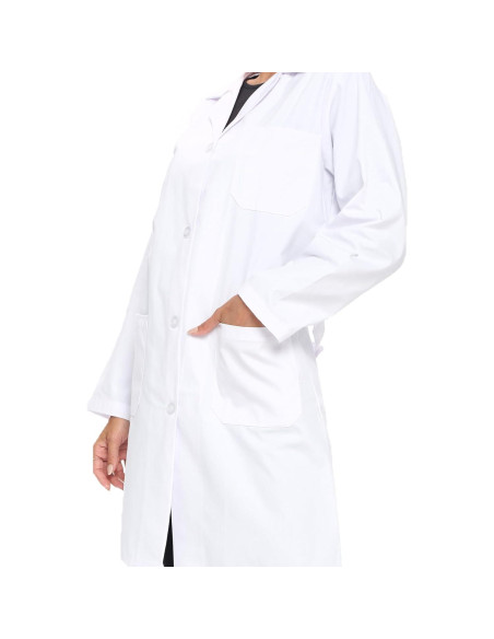Bata de Laboratorio Natural Uniforms Unisex 101,6 cm 3X
