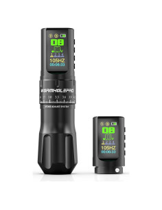 Máquina de Tatuaje AQUILA Inalámbrica 1,800mAh Motor Sin Escobillas