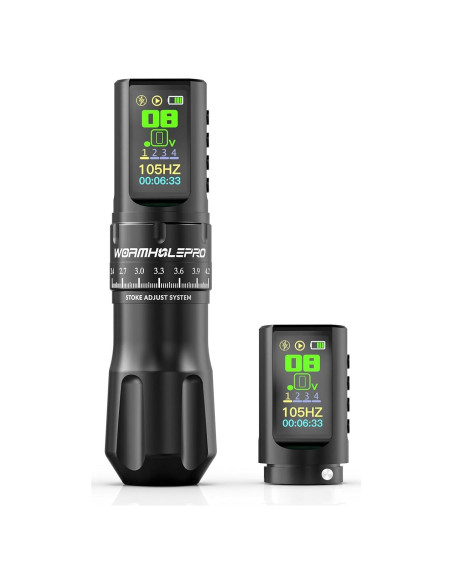 Máquina de Tatuaje AQUILA Inalámbrica 1,800mAh Motor Sin Escobillas