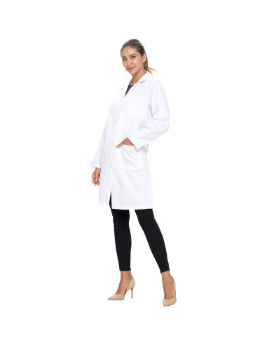 Bata de Laboratorio Natural Uniforms Unisex 101,6 cm 3X