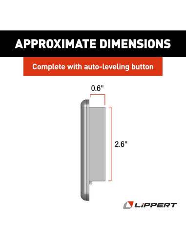 Panel Táctil de Nivelación Lippert 421484 para RV