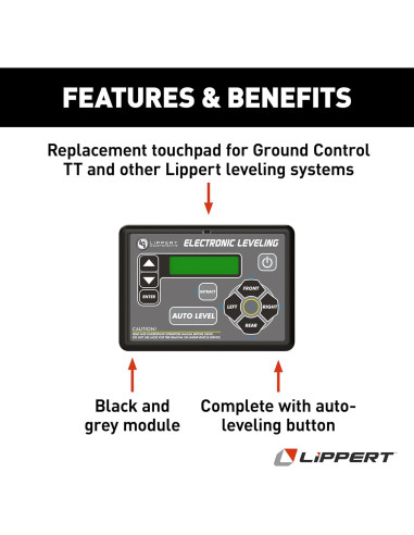Panel Táctil de Nivelación Lippert 421484 para RV