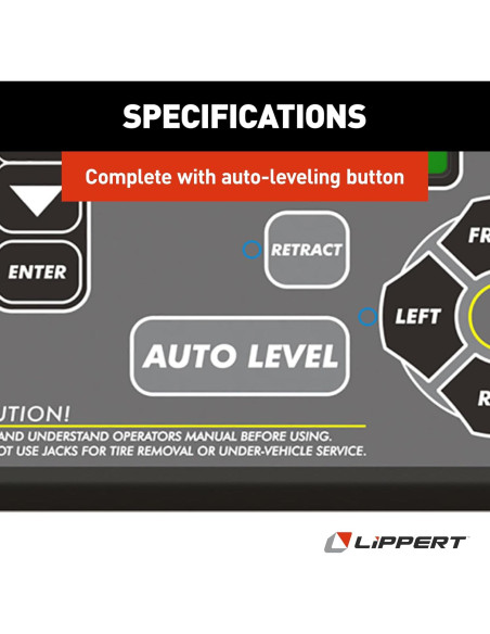 Panel Táctil de Nivelación Lippert 421484 para RV