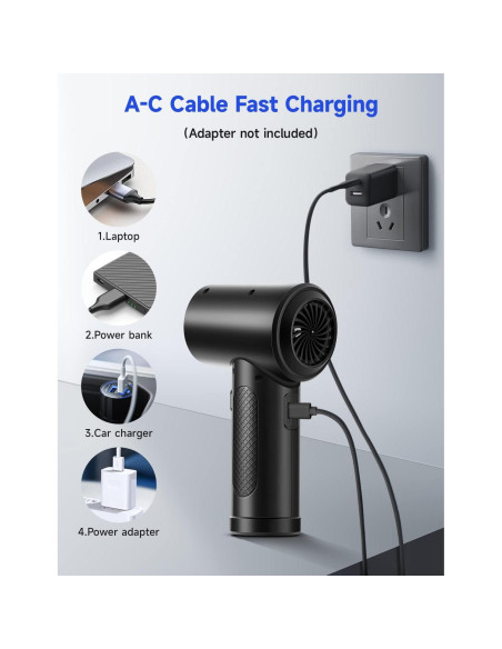 Soplador de Aire Comprimido Fulljion 3 Velocidades 51000RPM