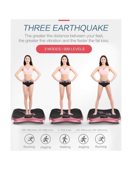 Máquina de Vibración NIMTO XL 999 Niveles Control Remoto