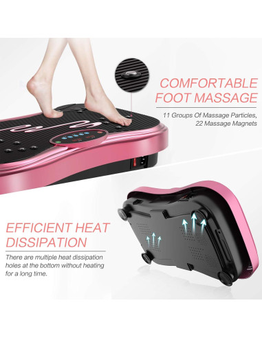 Máquina de Vibración NIMTO XL 999 Niveles Control Remoto