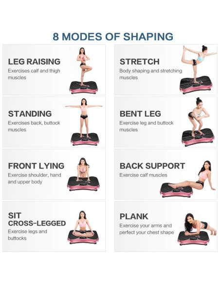 Máquina de Vibración NIMTO XL 999 Niveles Control Remoto