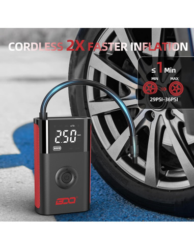 Compresor de Aire BDO 2191 - Inflador Portátil 150 PSI