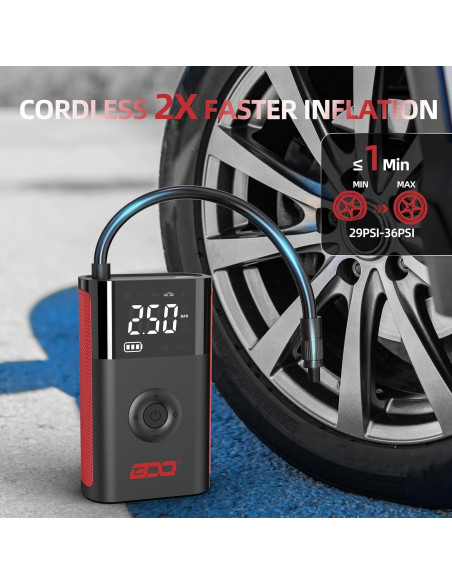 Compresor de Aire BDO 2191 - Inflador Portátil 150 PSI