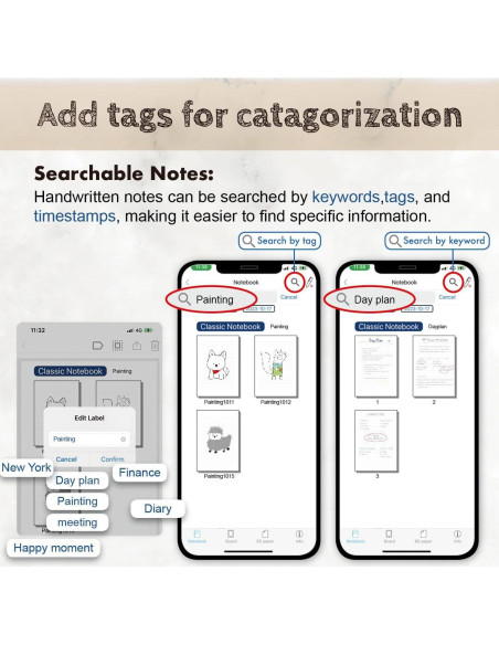 Bolígrafo Inteligente Ophaya + Bloc de Notas Mini 32p